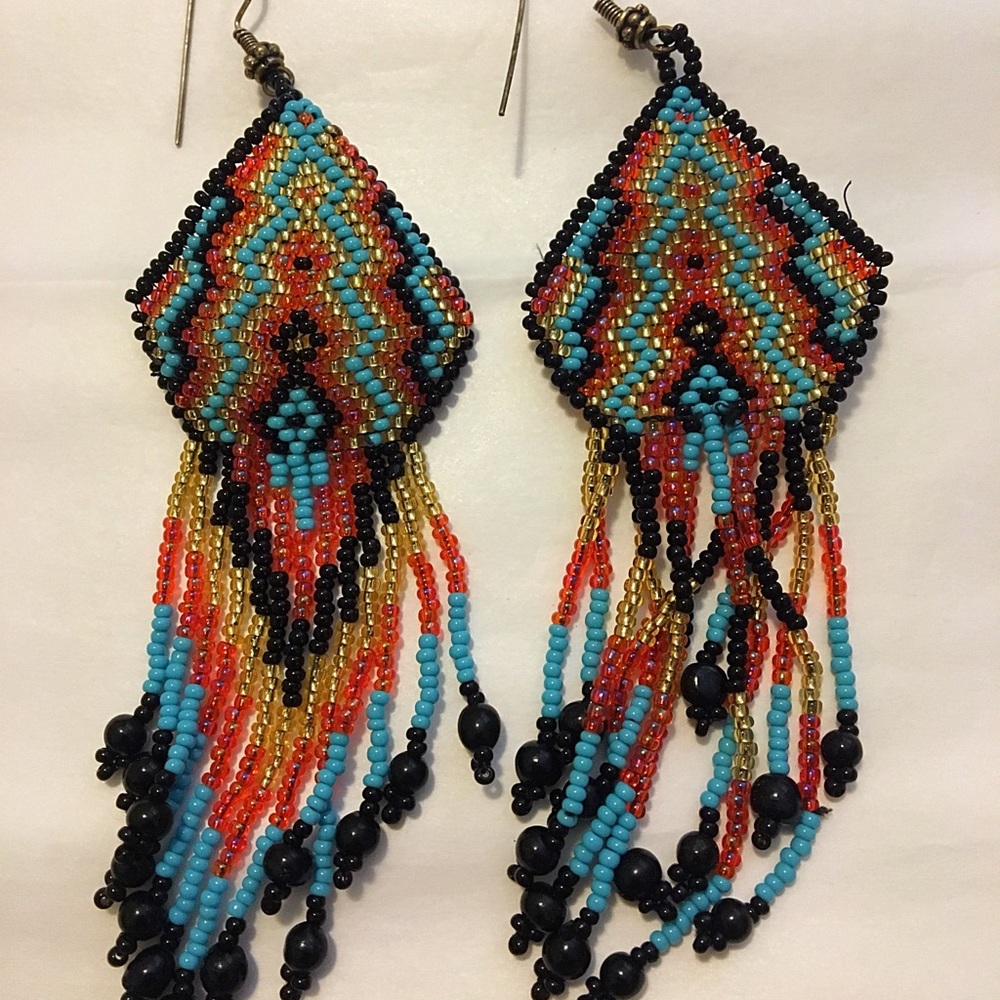 Bohemian Earrings 🧡💙💚💛🖤
